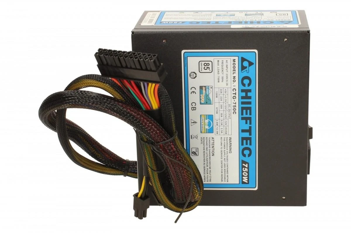 CHIEFTEC 750 W AC, 85+, 230 V W / CABLE MNG