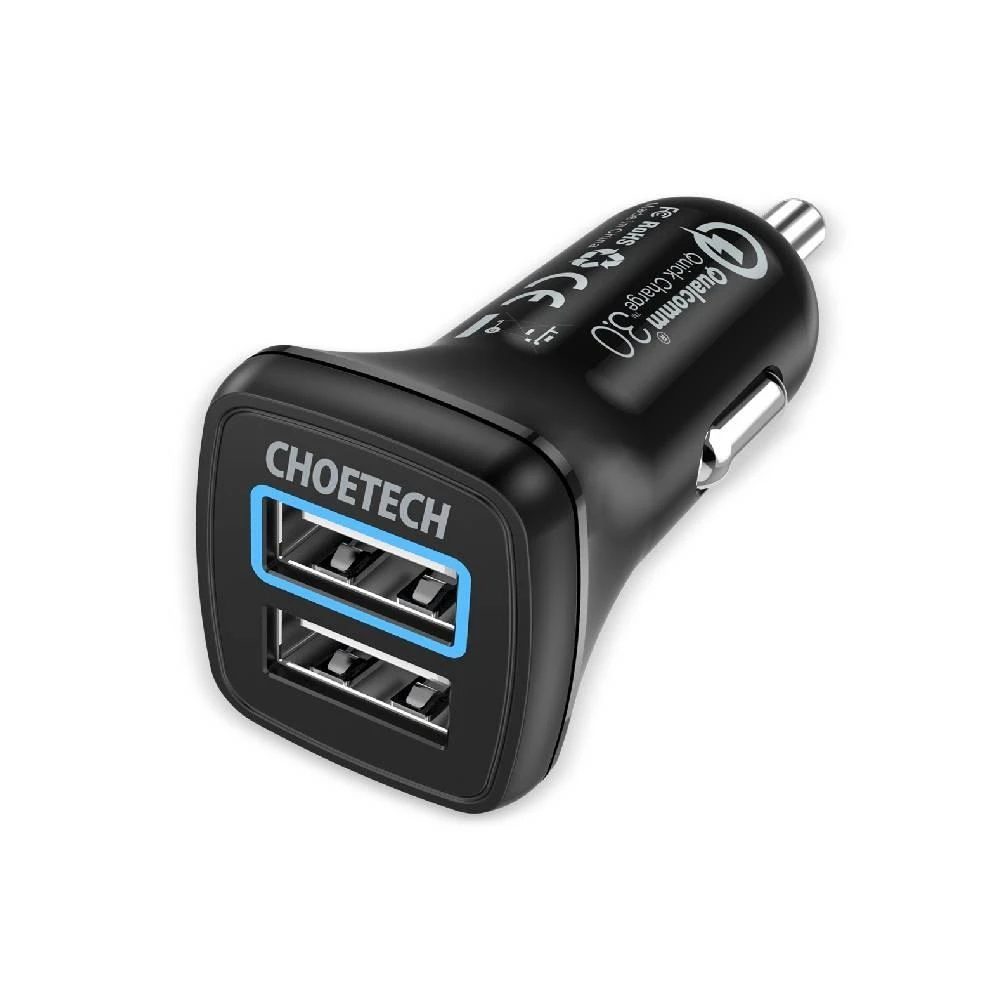Kroviklis CHOETECH 2xUSB A, 36W, QC3.0