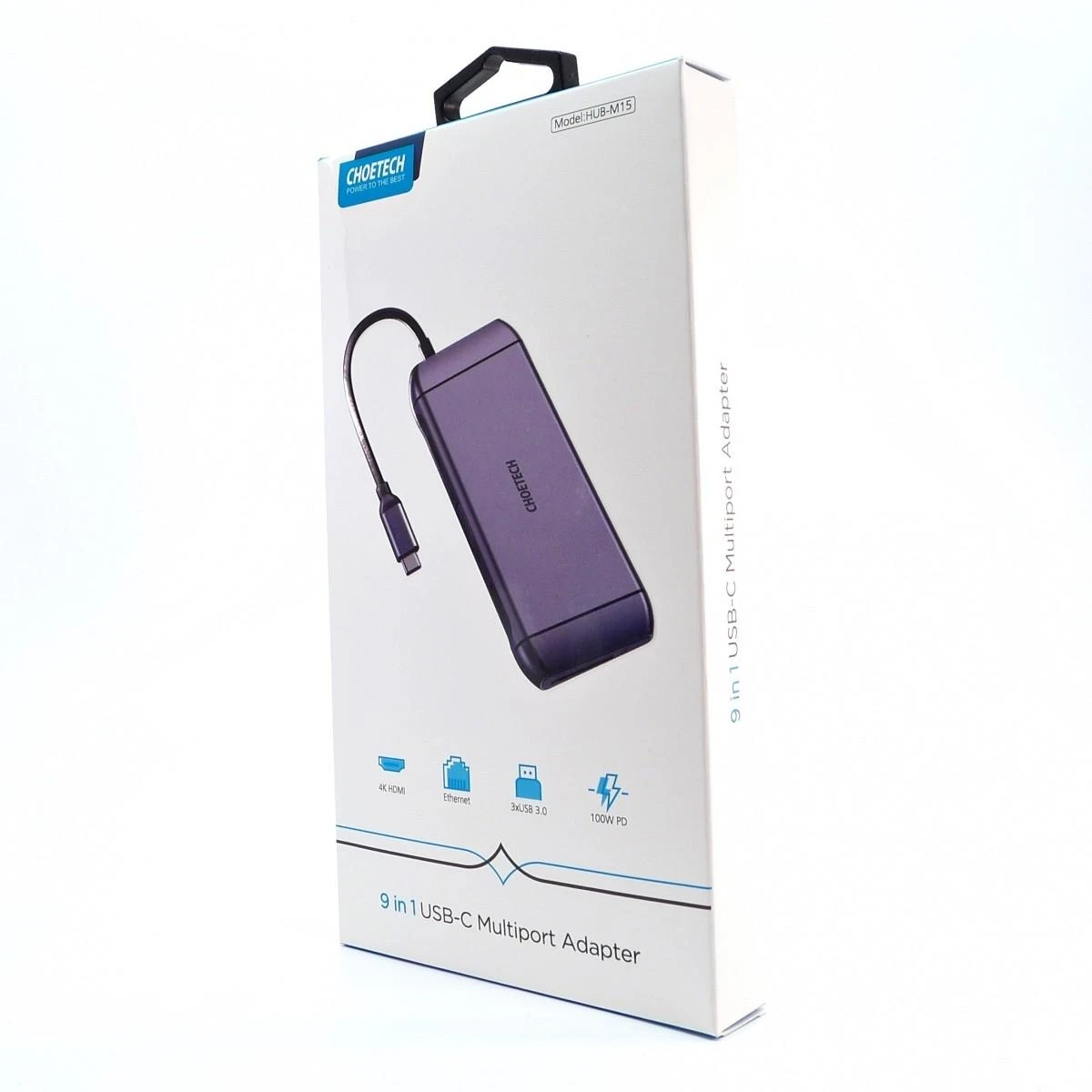 Choetech 9in1 USB-C adapterio pakuotė