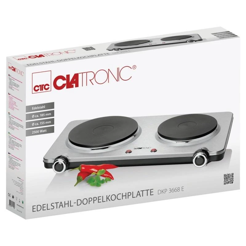 Viryklė stalinė 2 d. CLATRONIC DKP 3668
