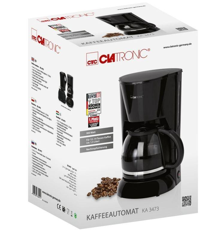 Clatronic lašelinis kavos aparatas 1,5 l, 900 W, baltas, KA 3473