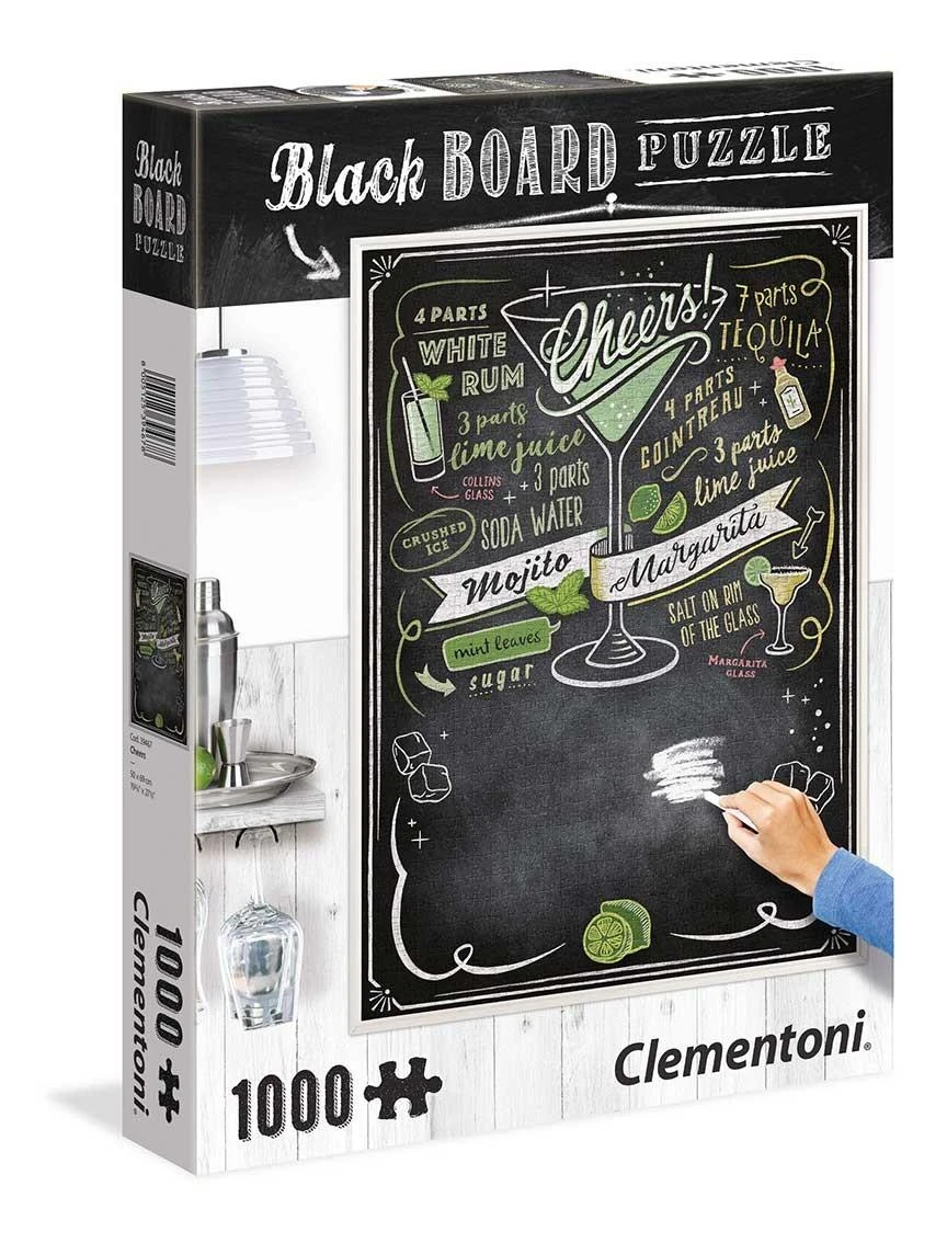 Dėlionė Clementoni 1 000 vienetų Juodas Board Cheers
