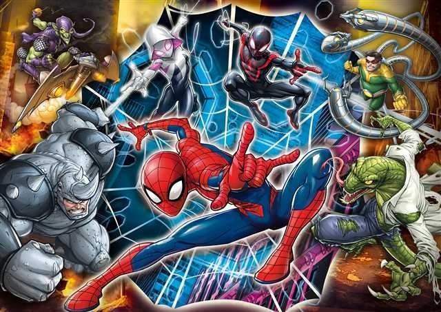 Clementoni Dėlionė 104 vnt. - Žmogus-voras (Spider-Man) aprašymas - Prekės nuotrauka