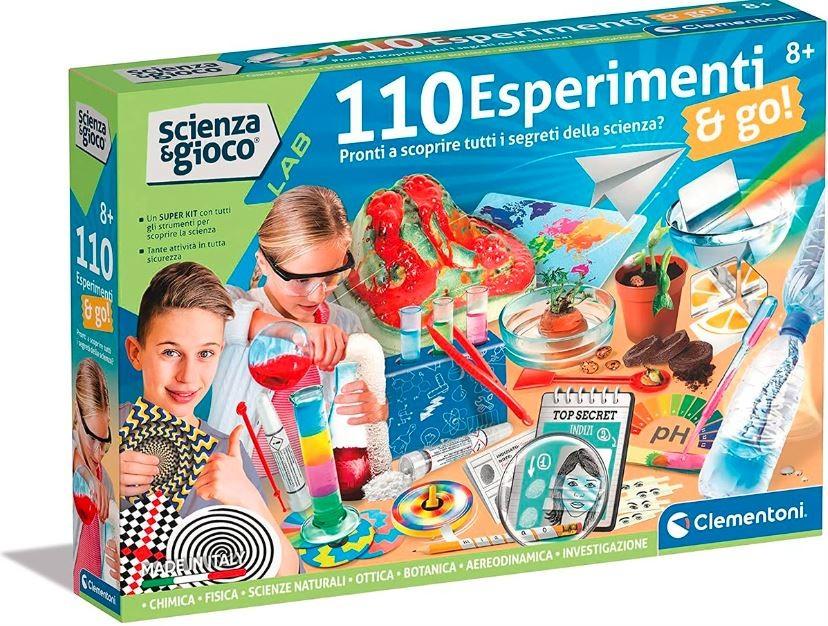 Naukowa Mokslo pramogos 110 eksperimentų lenkų kalba Clementoni 50720