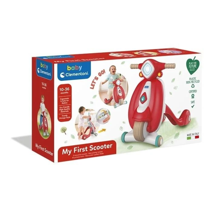 Clementoni Vaikštynė-stumdukas pirmiesiems žingsniams skuteriukas