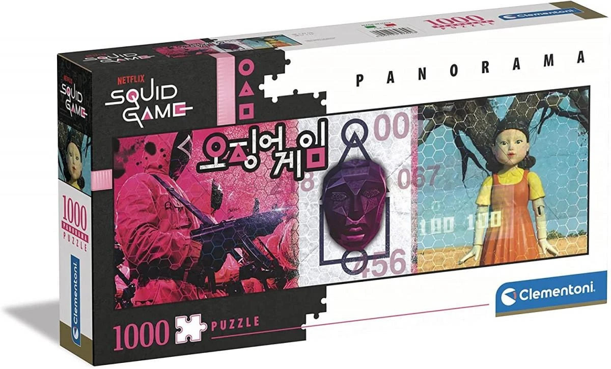 Clementoni Dėlionė 1000 vnt. - Squid Game aprašymas - Prekės nuotrauka