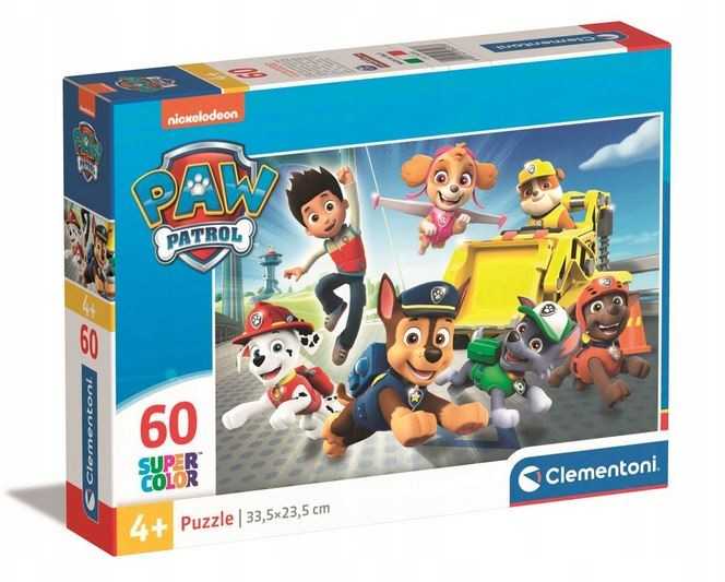 Clementoni Dėlionė 60 vnt. - Šunyčiai patruliai (PAW Patrol)