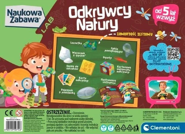 Clementoni Gamtos atradėjo mokslinis rinkinys