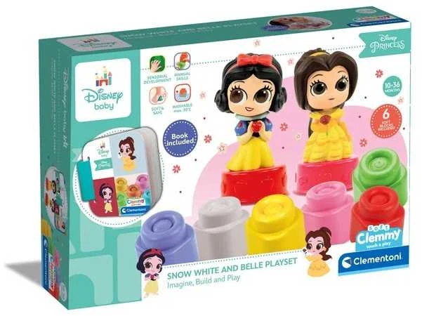 Clementoni kaladėlės Soft Clemmy su Knygute "Disney Princess"