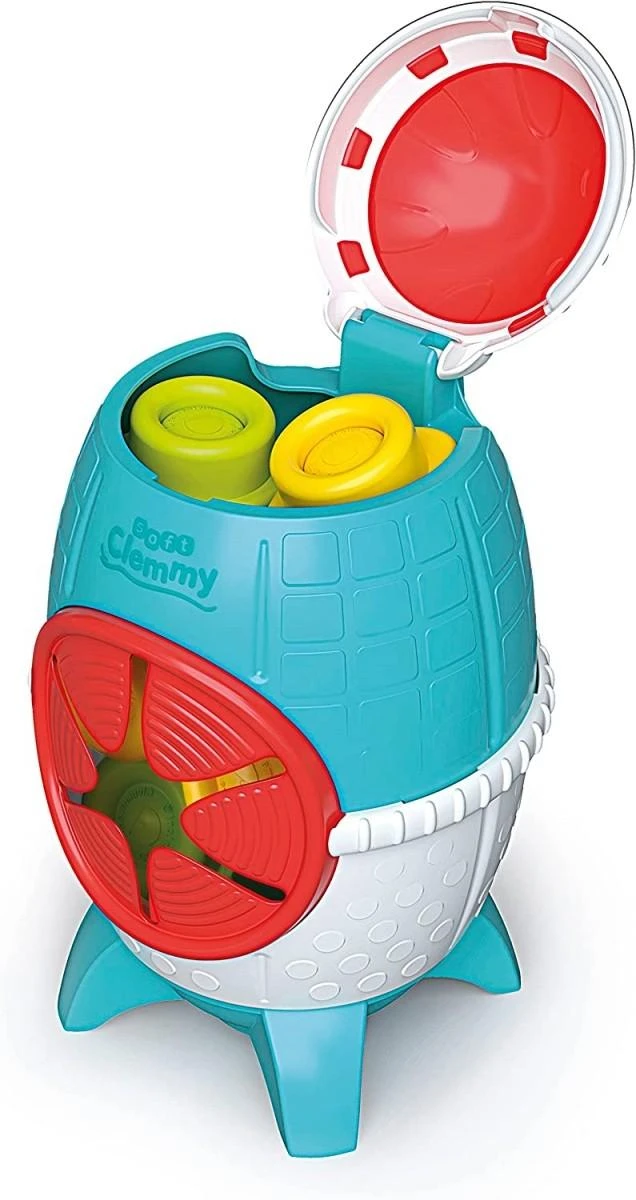 Clementoni sensorinis žaislas su kaladėlėmis "Space Rocket"