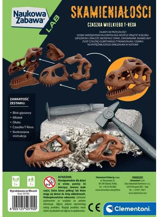 Archeologinis rinkinys Clementoni Scientific T-Rex kaukolė