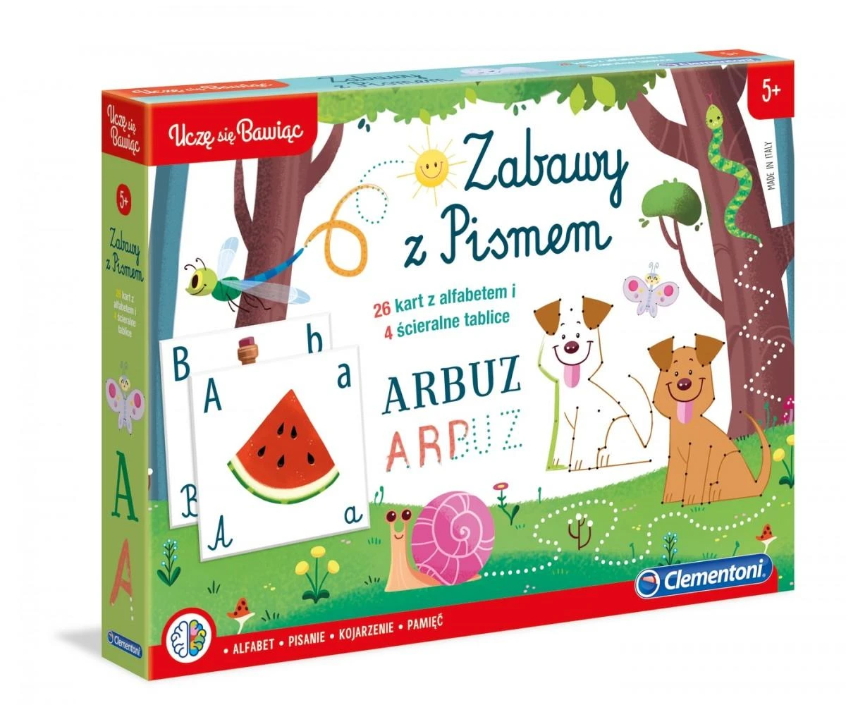 Clementoni Aš mokausi žaisdamas – Žaidžiu su raidėmis