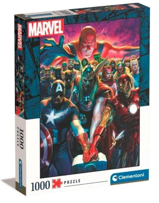 Clementoni Dėlionė 1000 vnt. - Marvel: Keršytojai aprašymas - Prekės nuotrauka