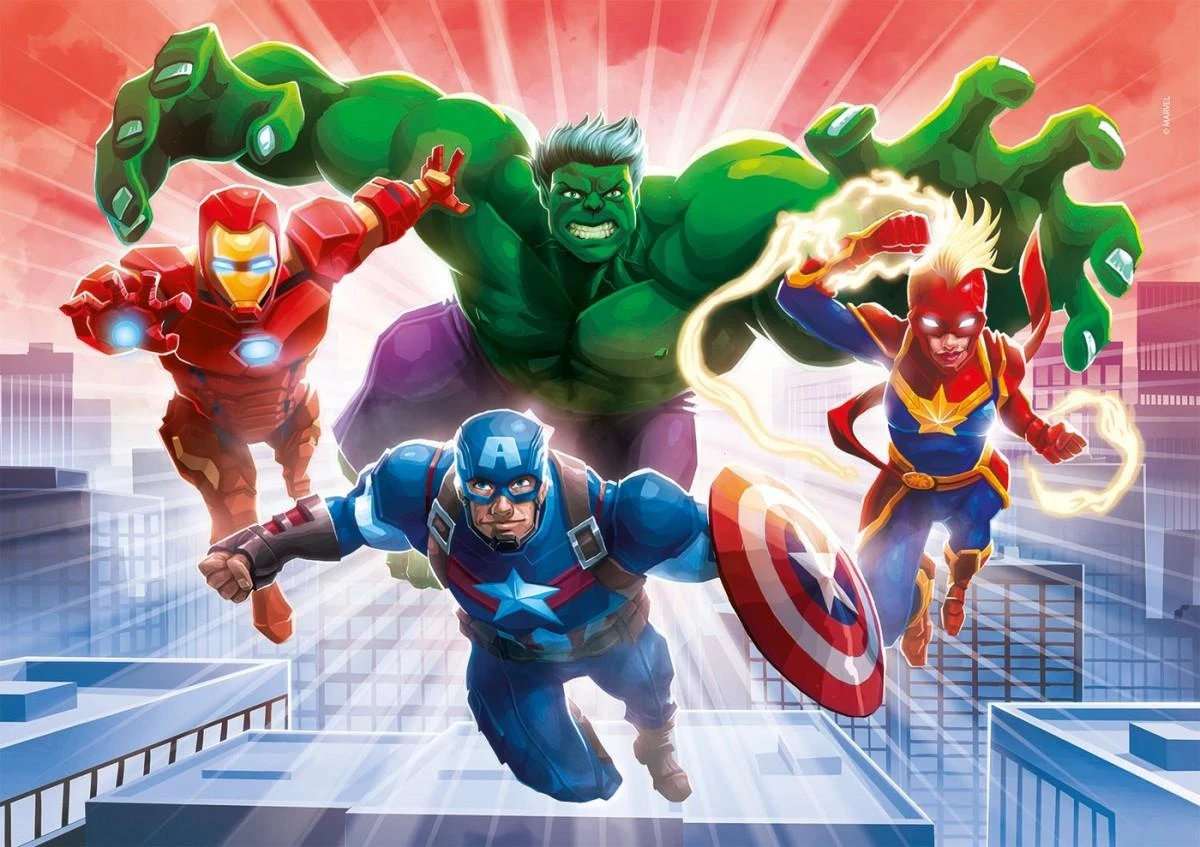 Clementoni Dėlionė 104 vnt. - Marvel Keršytojai