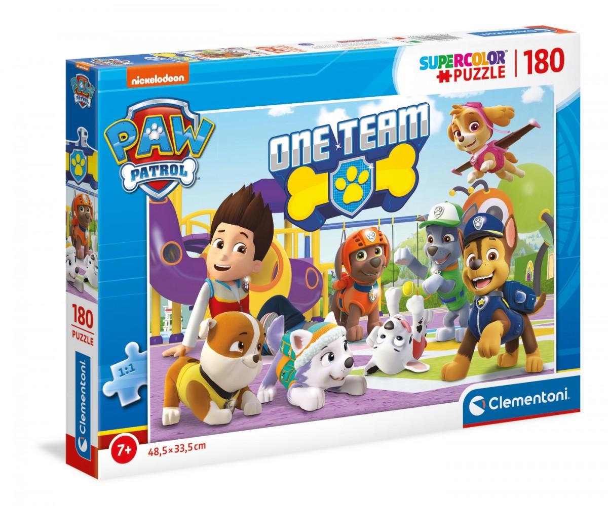 Clementoni Dėlionė 180 vnt. - Šunyčiai patruliai (PAW Patrol)