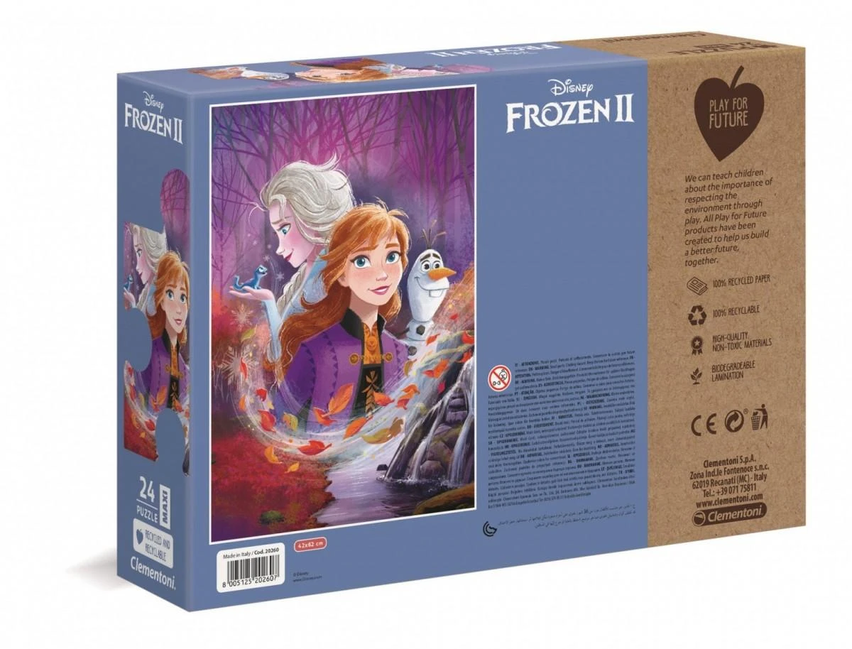 Clementoni Dėlionė 24 vnt. - Ledo šalis 2 (Frozen 2)