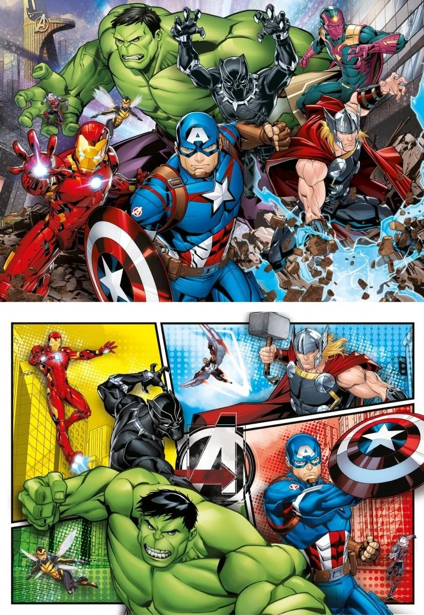 Clementoni Dėlionė 2x60 vnt. - The Avengers (Keršytojai)