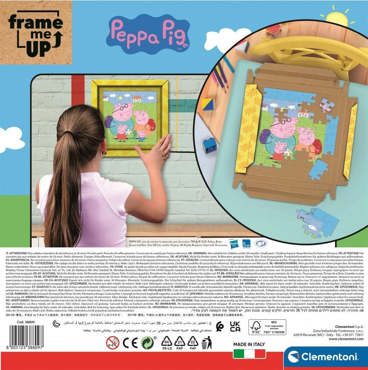 Dėlionė Clementoni Peppa Pig, 60 d.