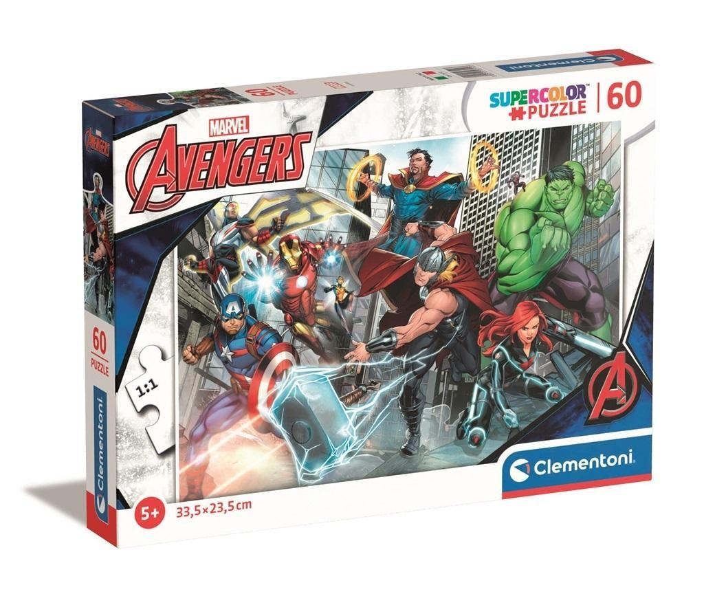 Clementoni Dėlionė 60 vnt. - The Avengers (Keršytojai) aprašymas - Prekės nuotrauka