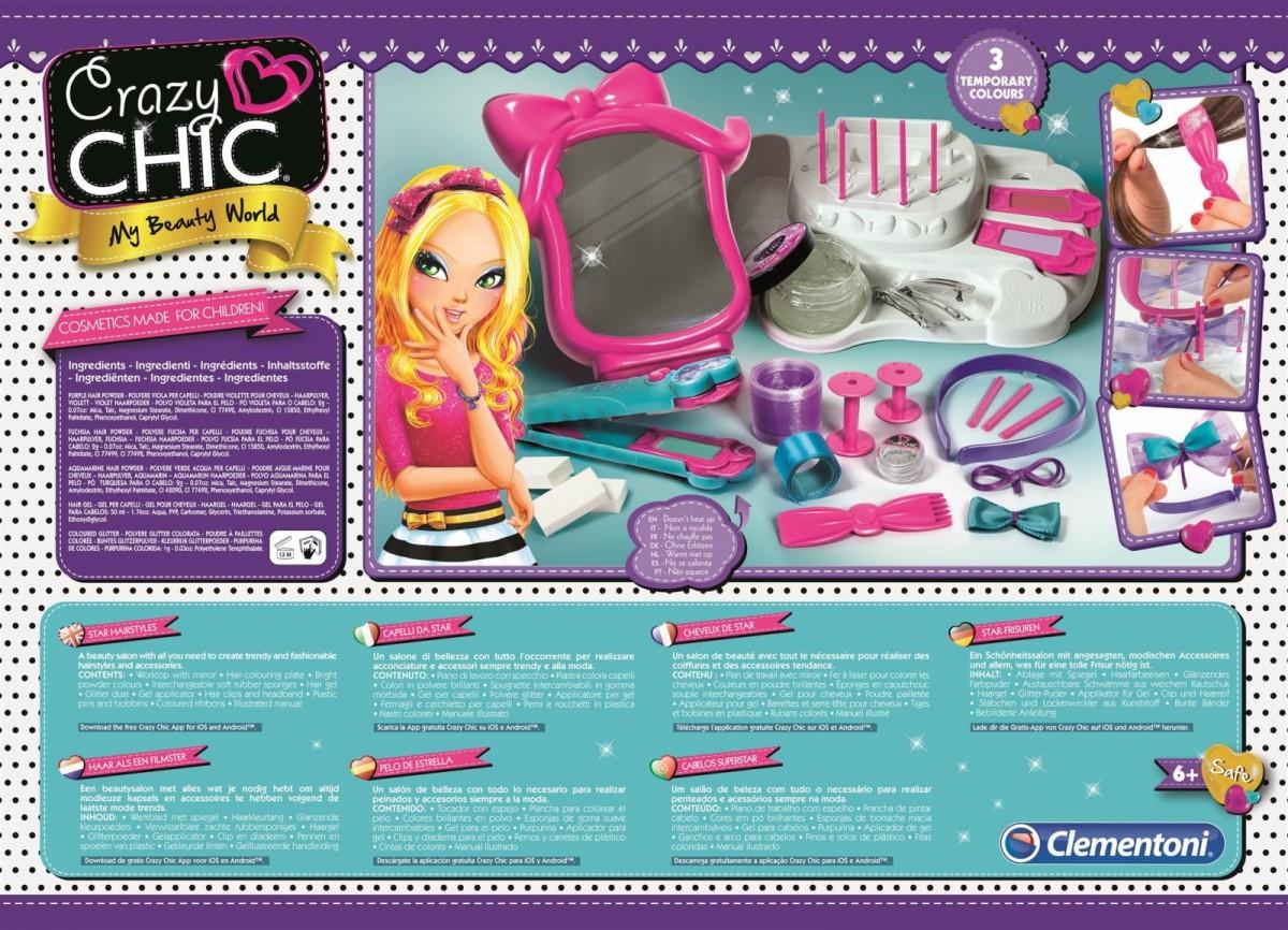 CLEMENTONI CRAZY CHIC Star Hairstyles (FI), 78420
