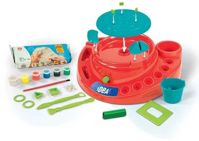 Clementoni Rankdarbių rinkinys su elektriniu molio vėžimu