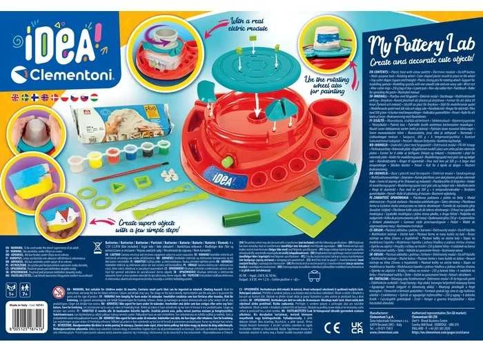 Clementoni Rankdarbių rinkinys su elektriniu molio vėžimu