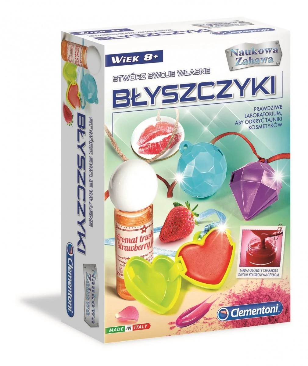 Clementoni: Moksliniai linksmybės - lūpų blizgiai