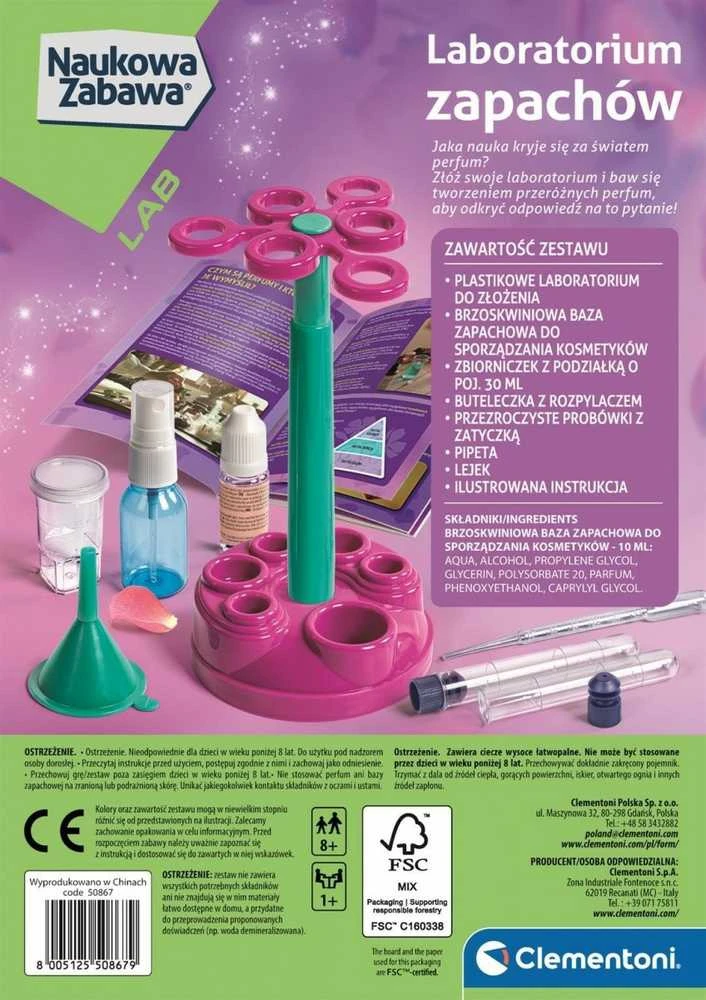 Kvapų laboratorija vaikams Clementoni 50867