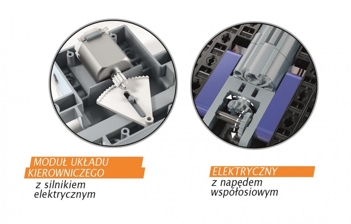 Statybinis rinkinys - policijos automobilis su nuotolinio valdymo pultu - Clementoni 50124