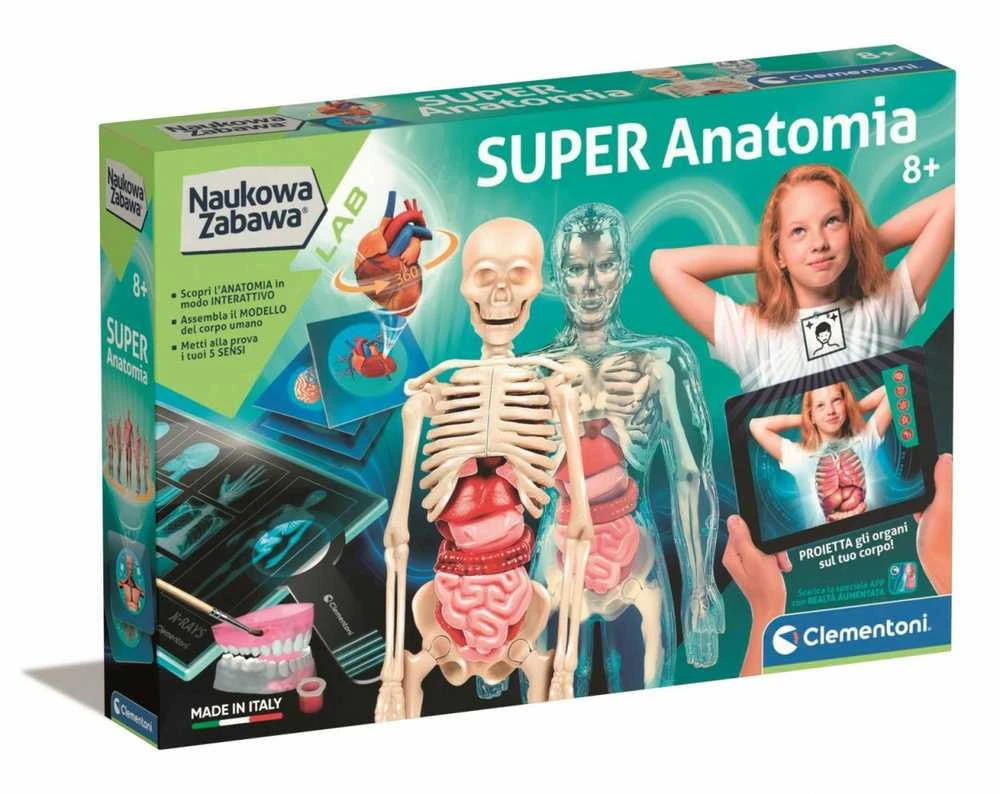 Naukowa Mokslo pramogos Super anatomija lenkų kalba Clementoni 50919