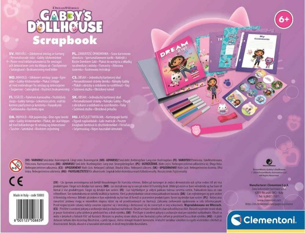 Clementoni Gabby's Dollhouse slaptas dienoraštis
