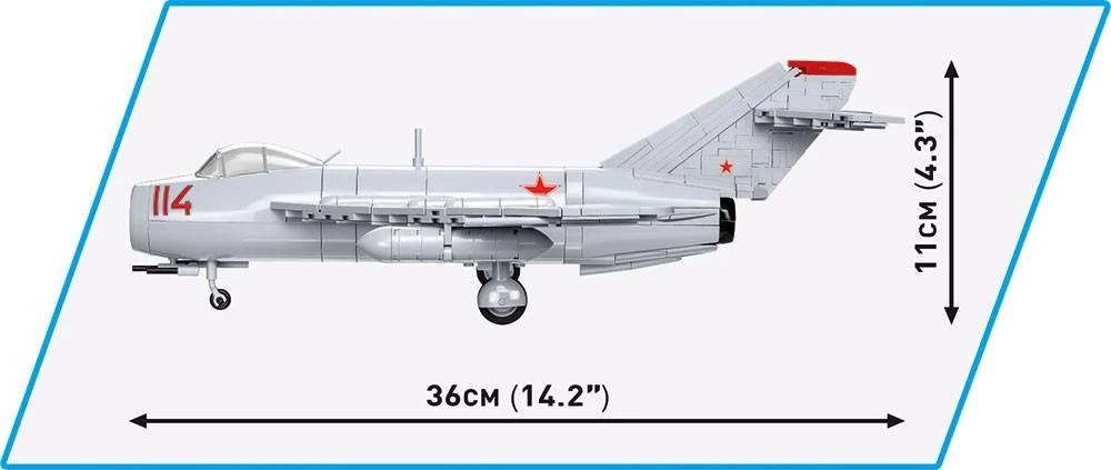 COBI MiG-17 Fresco NATO konstruktorius, 1:32, 568 detalių