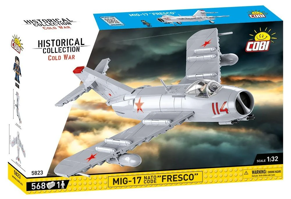 COBI MiG-17 Fresco NATO konstruktorius, 1:32, 568 detalių