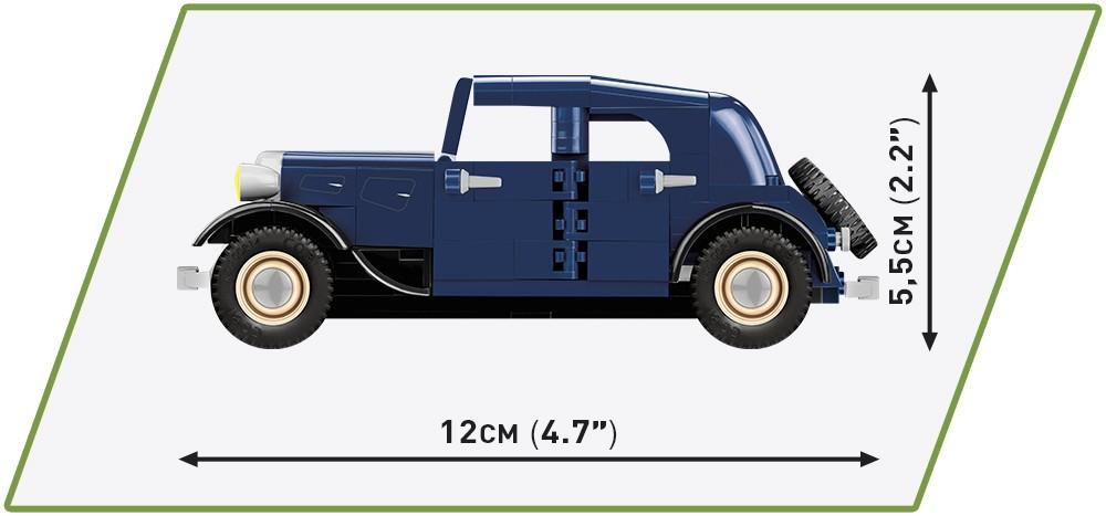 Statybiniai blokai - COBI - Citroën Traction 7A - 222 dalys - Karo soldato figūra - 1:35