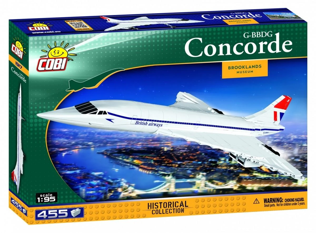 Cobi HC 1917 Concorde G-BBDG 1:95 455 kl.