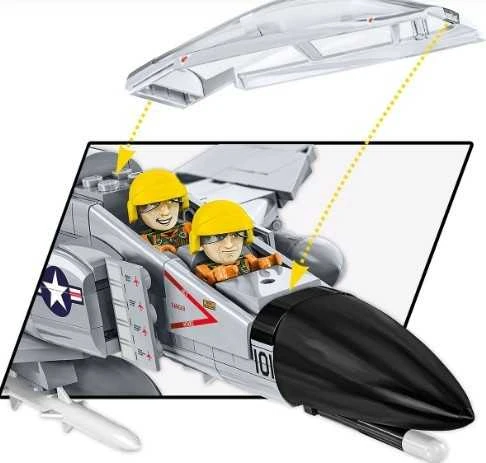Cobi Klocki Armed Force F-4 Phantom II 703 dalys
