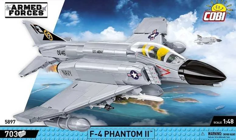 Cobi Klocki Armed Force F-4 Phantom II 703 dalys