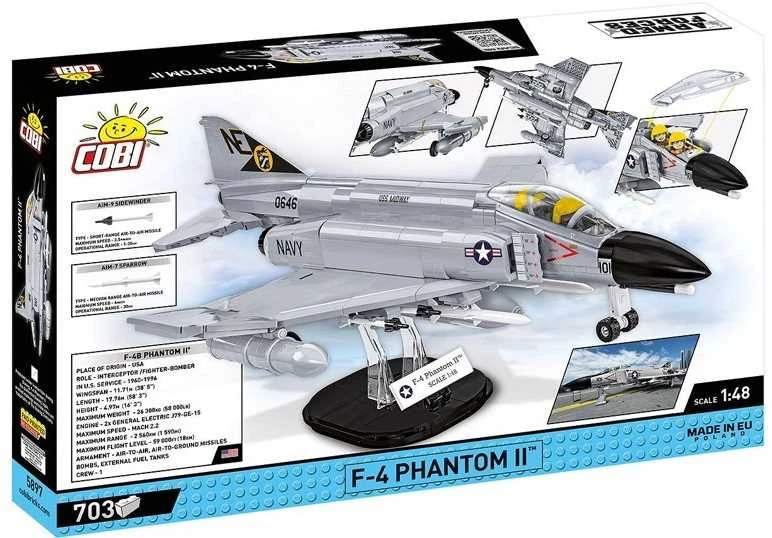 Cobi Klocki Armed Force F-4 Phantom II 703 dalys