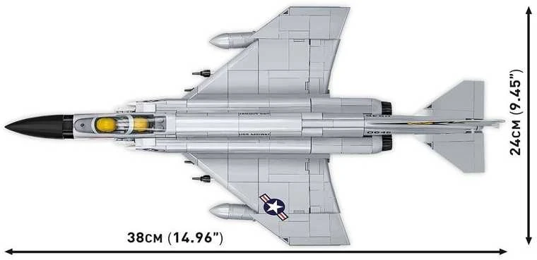 Cobi Klocki Armed Force F-4 Phantom II 703 dalys