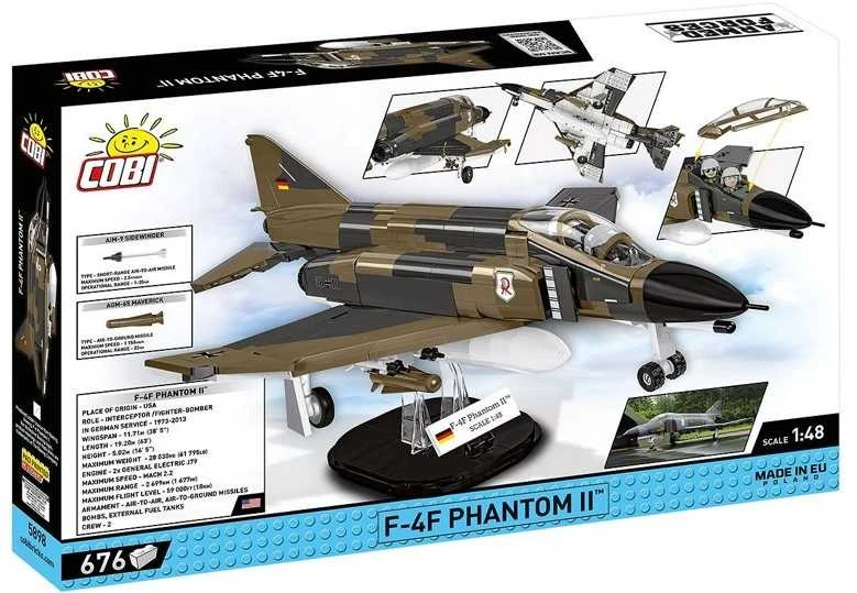 Statybos žaidimas - COBI - F-4F Phantom II - Rudas - Surinkimo komplektas - Vaikams