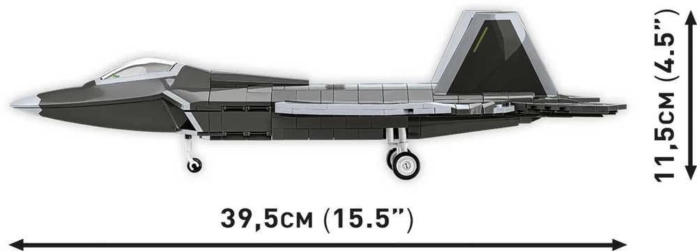Cobi Klocki Ginkluotųjų pajėgų „Lockheed F-22 Raptor“ blokai