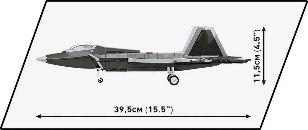 Cobi Klocki Ginkluotųjų pajėgų „Lockheed F-22 Raptor“ blokai