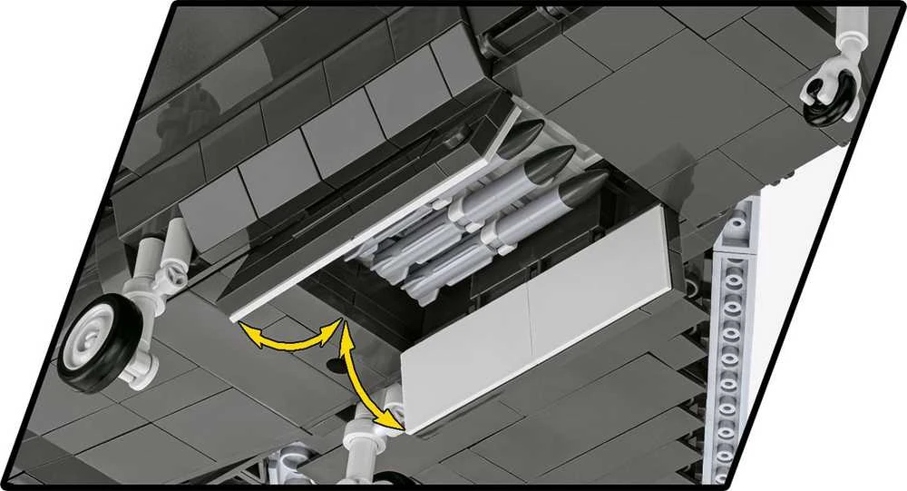 Cobi Klocki Ginkluotųjų pajėgų „Lockheed F-22 Raptor“ blokai