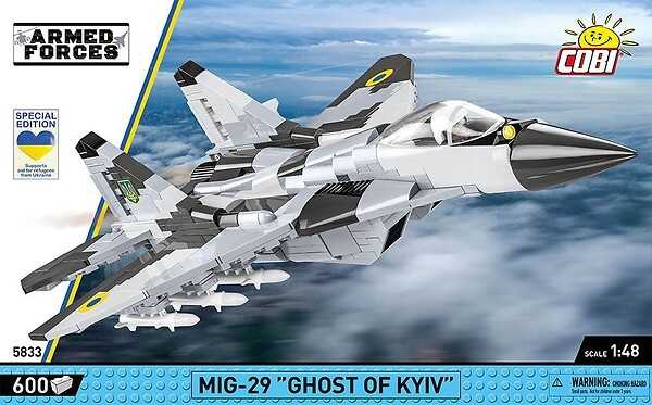 Konstrukciniai blokeliai Cobi 5833 Mig-29 "kijevo Vabzdys"