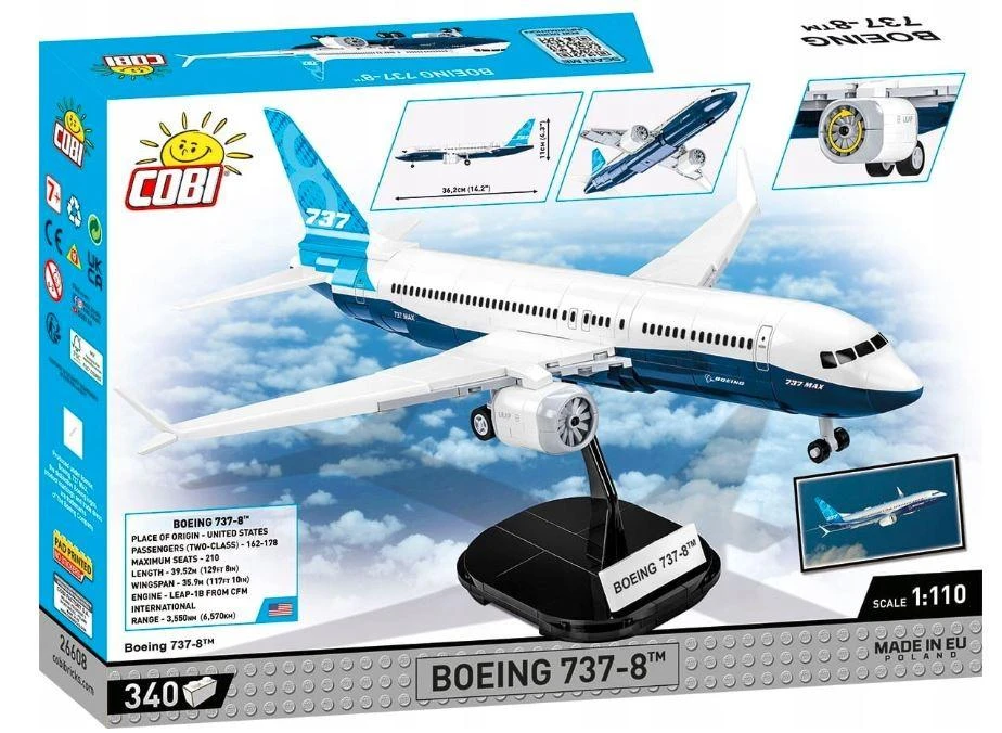 COBI - Konstruktorius Boeing 737-8, 1/110, 26608