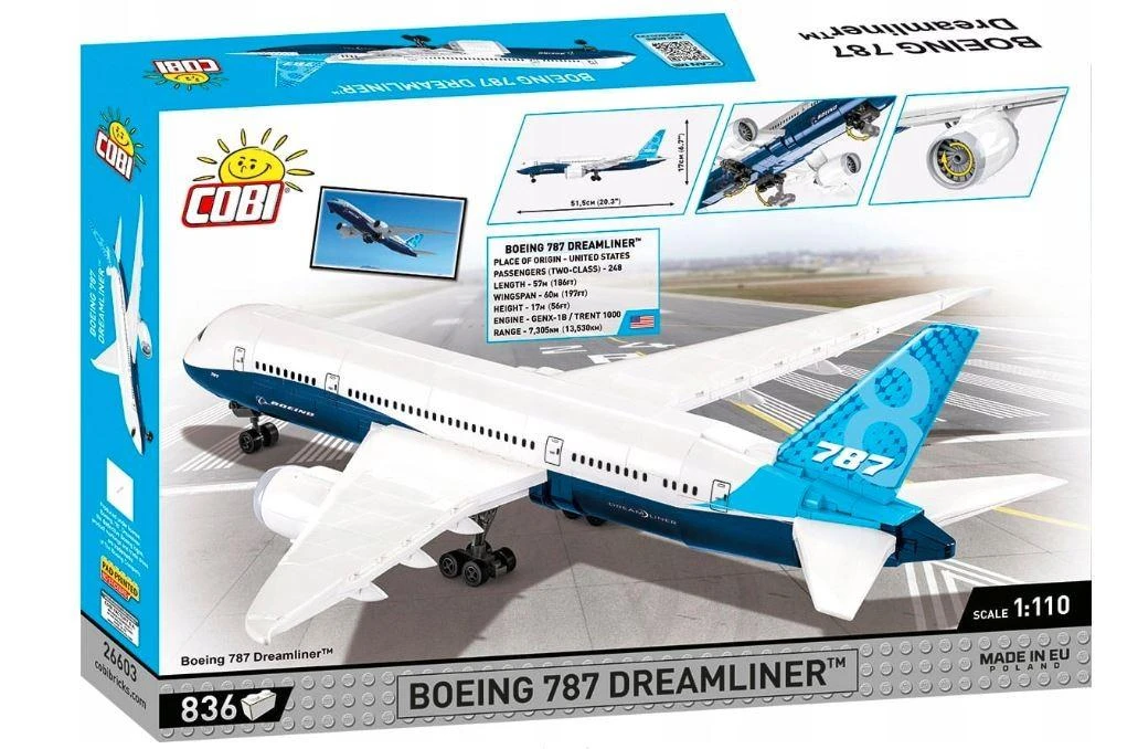 COBI - Konstruktorius Boeing 787 Dreamliner, 1/110, 26603