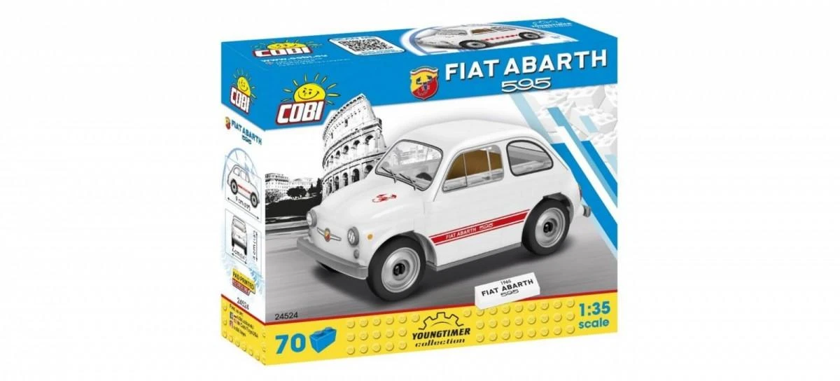 Cobi Youngtimer Collection 1965 Fiat Abarth 595 (24524)