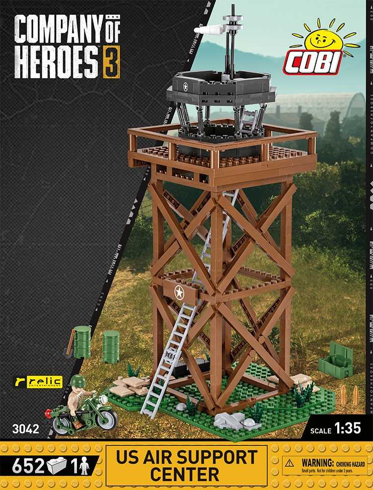 Statybų žaidimas - COBI - 3042 - JAV Oro Paramos Centras - Plastikas - Surinkti patiems