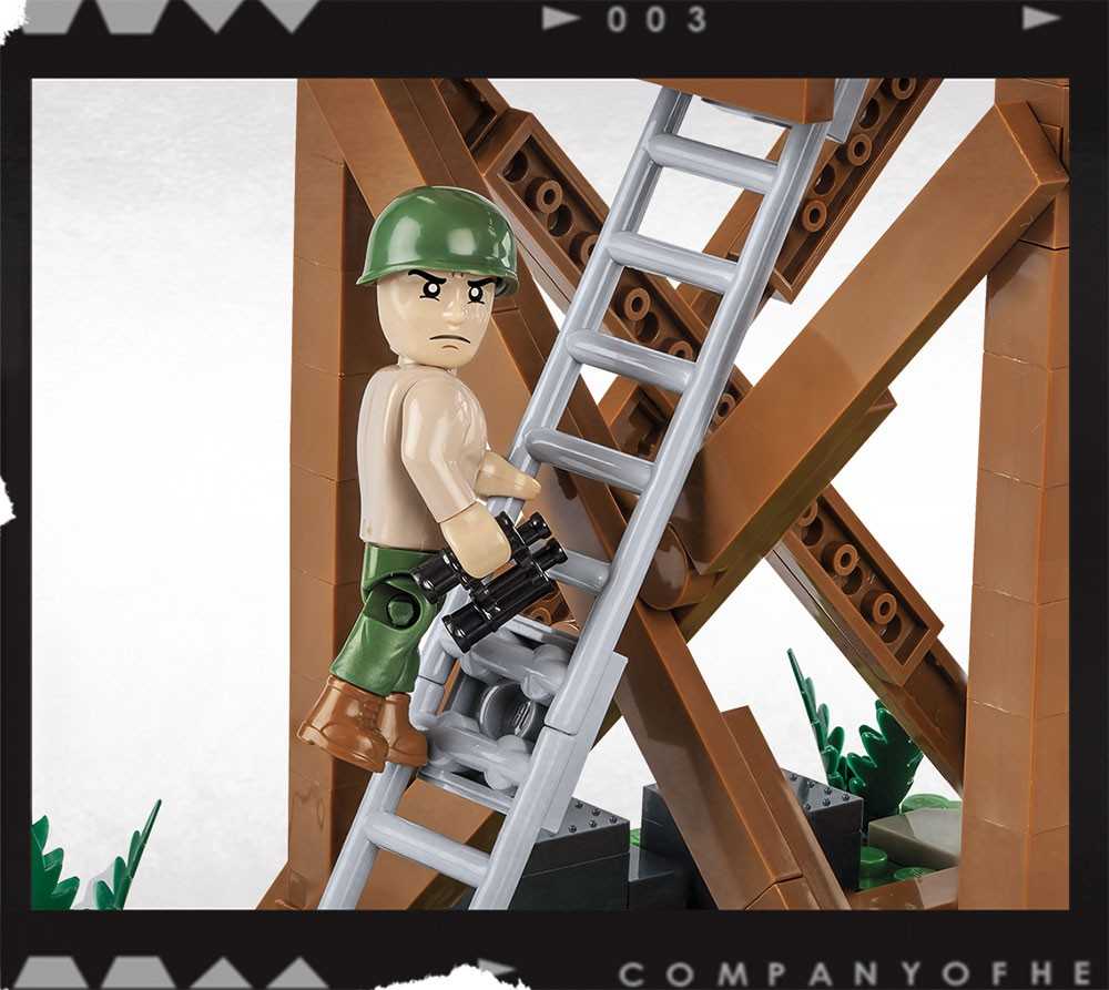 Statybų žaidimas - COBI - 3042 - JAV Oro Paramos Centras - Plastikas - Surinkti patiems