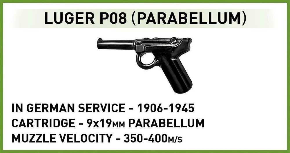 Cobi Panzerkampfwagen II tankų blokai 813 blokų